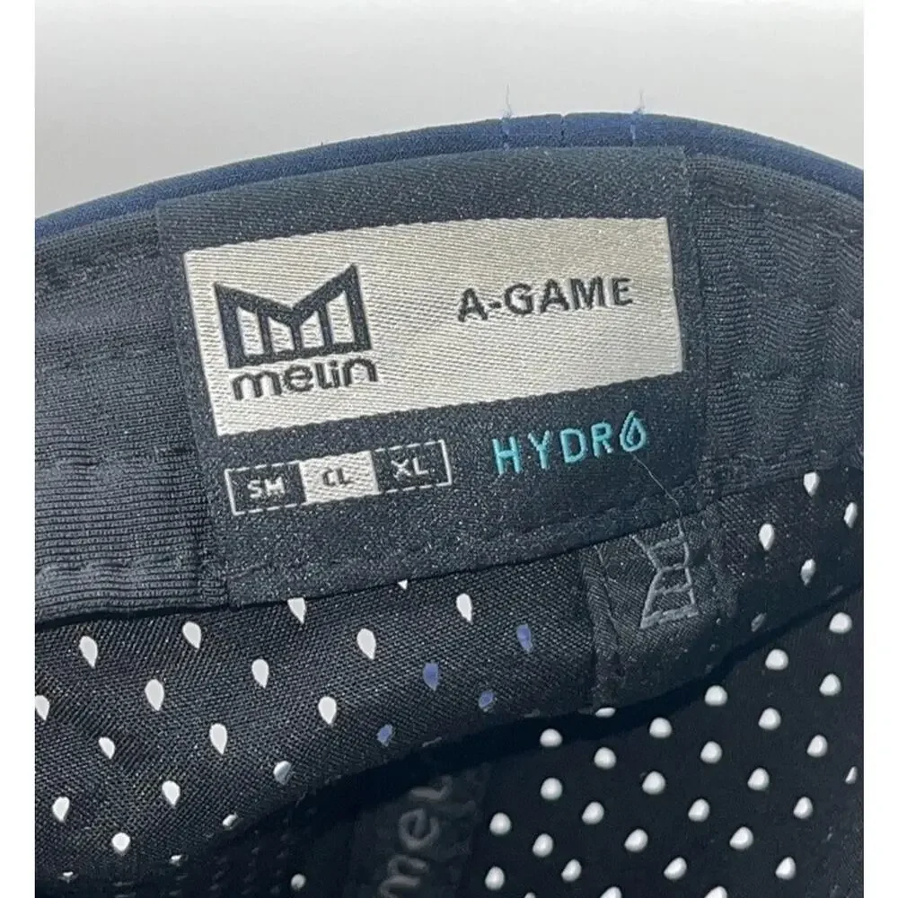 VESSEL Golf x Melin A-Game Hydro Snapback Hat Cap Navy Performance Rare
